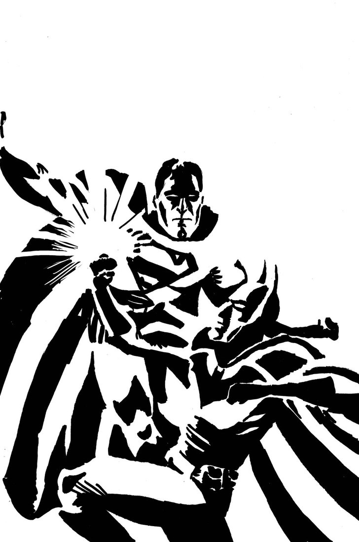 728x1098 Batman Vs. Superman In Ink By Spearhafoc