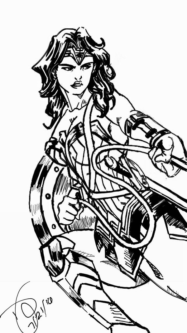 600x1067 Batman V Superman Wonder Woman By Chaoticjustice88