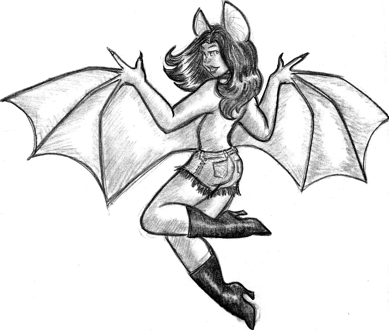 1287x1092 Vampire Bat 2 By Mistressali