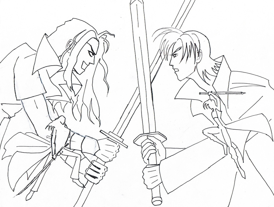 900x682 Tartuffe Valere Battle Drawing By Thrash618