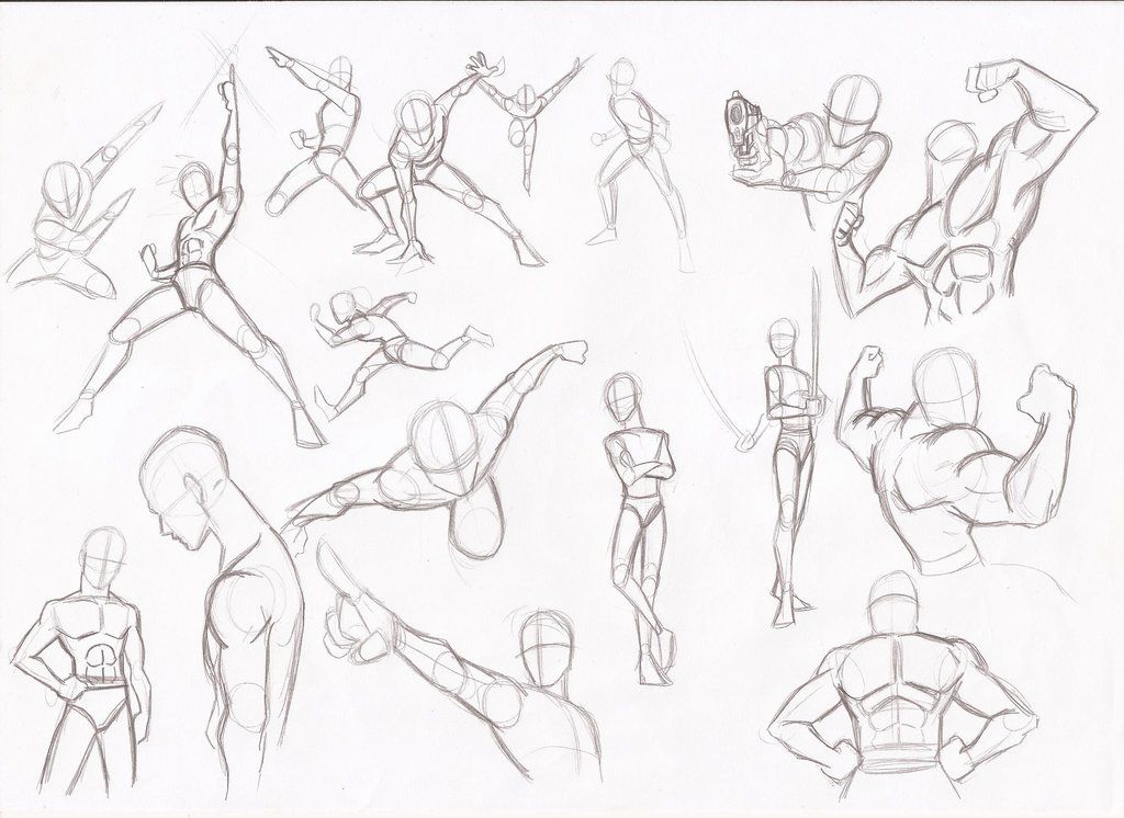 Battle Poses Drawing at GetDrawings | Free download