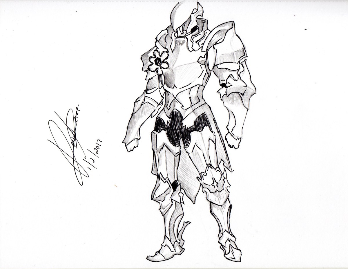 1200x927 Warrior Soldier Drawing