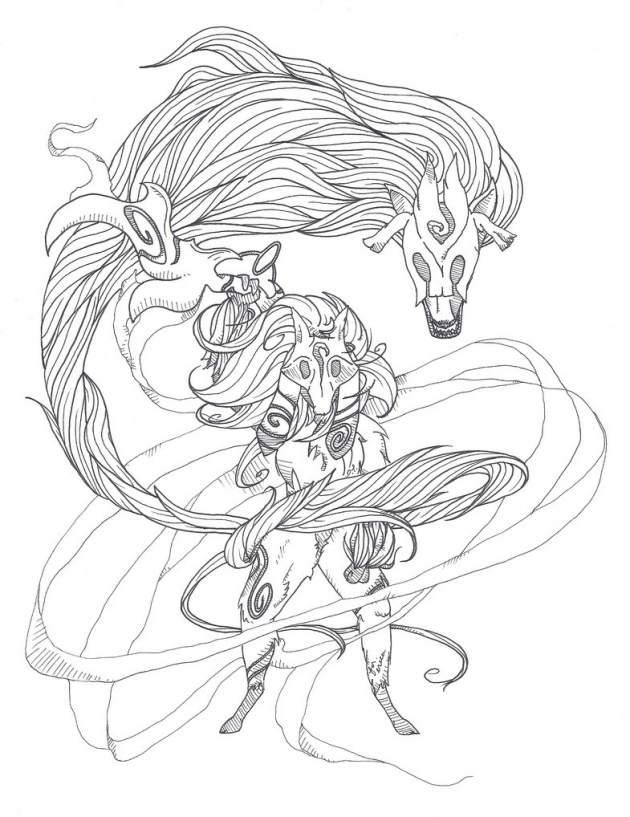 630x817 Kindred Art League Of Legends