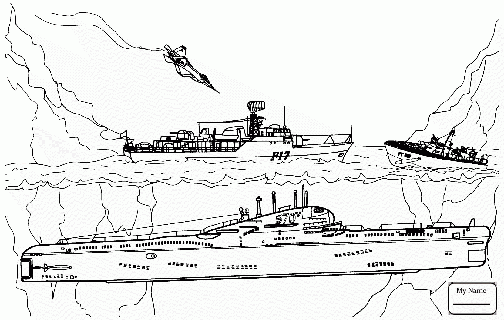 1662x1057 Attacking Battleship With Bombs Military Navy Coloring Pages