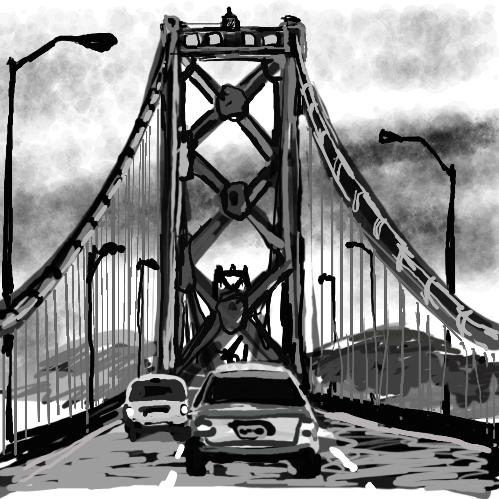 1600x1600 Bay Bridge By Mudimba