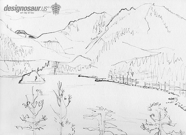 600x436 Sketch Lake Tahoe Blog.designosaur.us