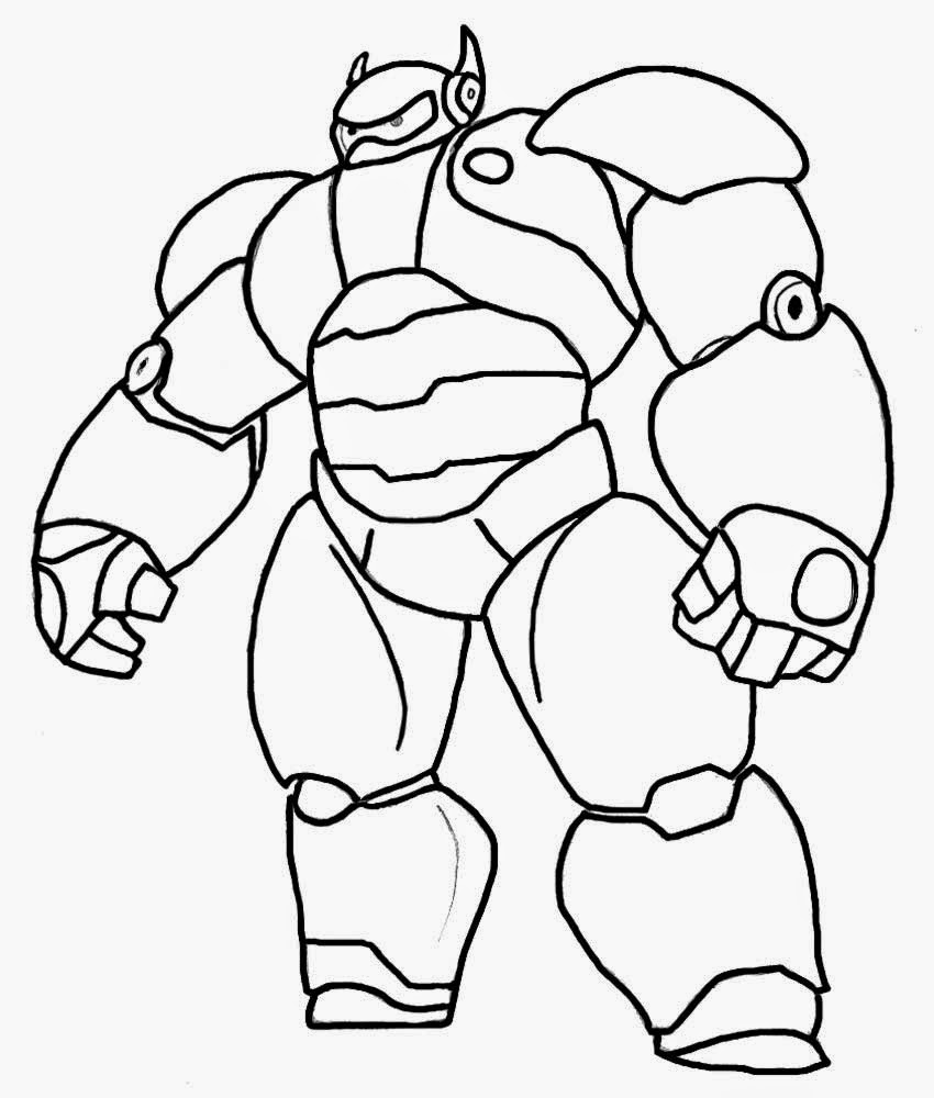 850x1000 Big Hero 6 Coloring Pages