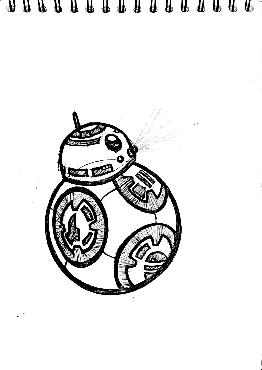 1024x1445 Clone Wars Bb 8 Sketch By Mick92
