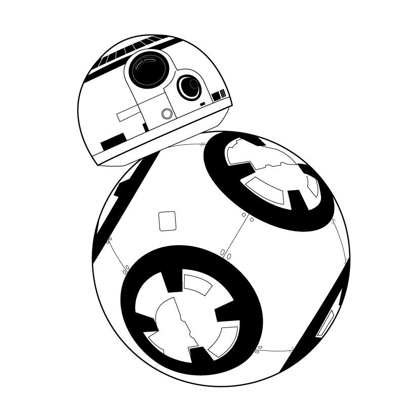 800x800 Free Diy Printable Print And Cut Star Wars Bb 8 Jpg Ai Eps