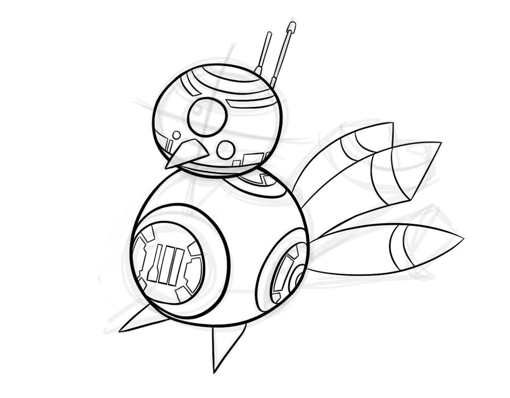 1011x790 Pepe Bb8(Starwars Version) Sketch By Paulpual
