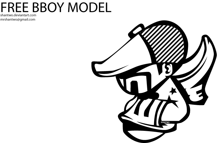 734x483 Free Vector Bboy By Mrshantwo
