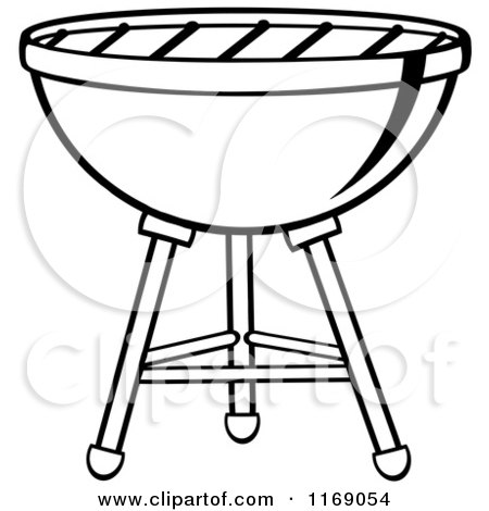 450x470 Royalty Free Charcoal Grill Illustrations By Hit Toon Page 1