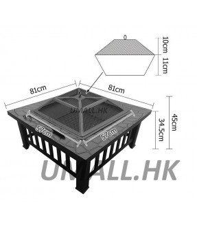 287x330 Multiple Bbq Fire Pit