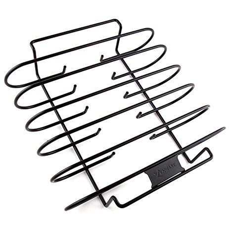 463x463 Zenware Non Stick Bbq Rib Rack For Charcoal Grills