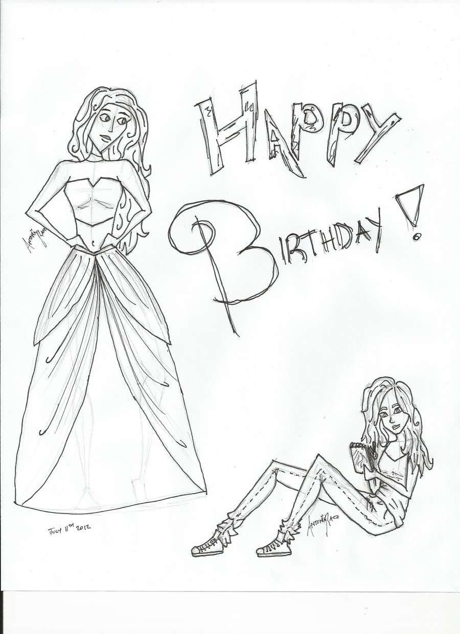 900x1238 Gallery Sketchs For Moms Birthday,