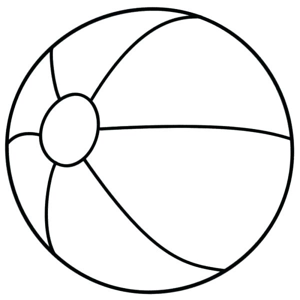 600x600 Ball Coloring Page Synthesis.site