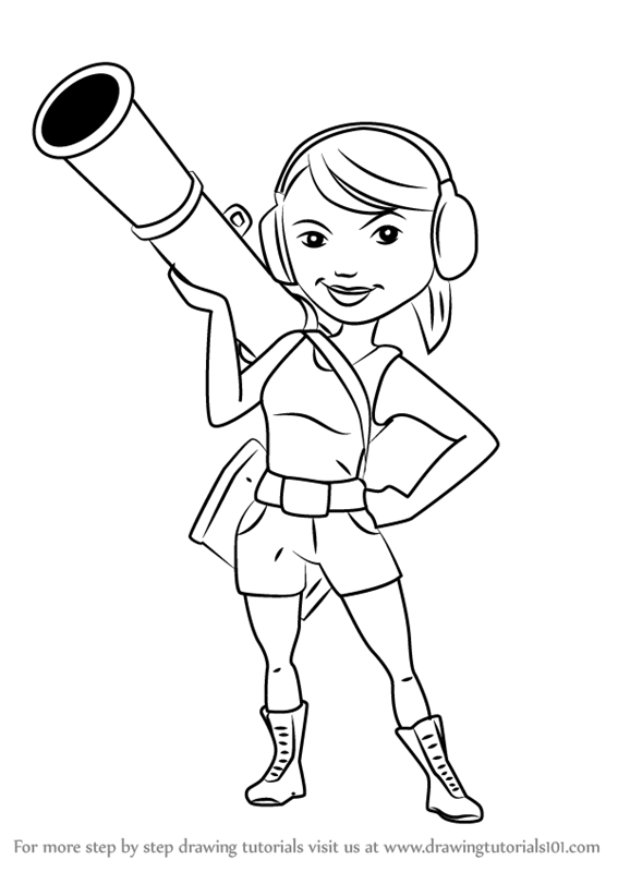 567x800 Learn How To Draw Zooka From Boom Beach (Boom Beach) Step By Step