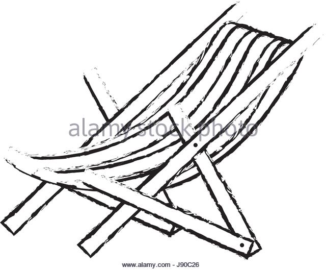 640x529 Beach Chair Black And White Stock Photos Amp Images