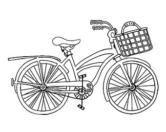 340x270 Beach Cruiser Drawing