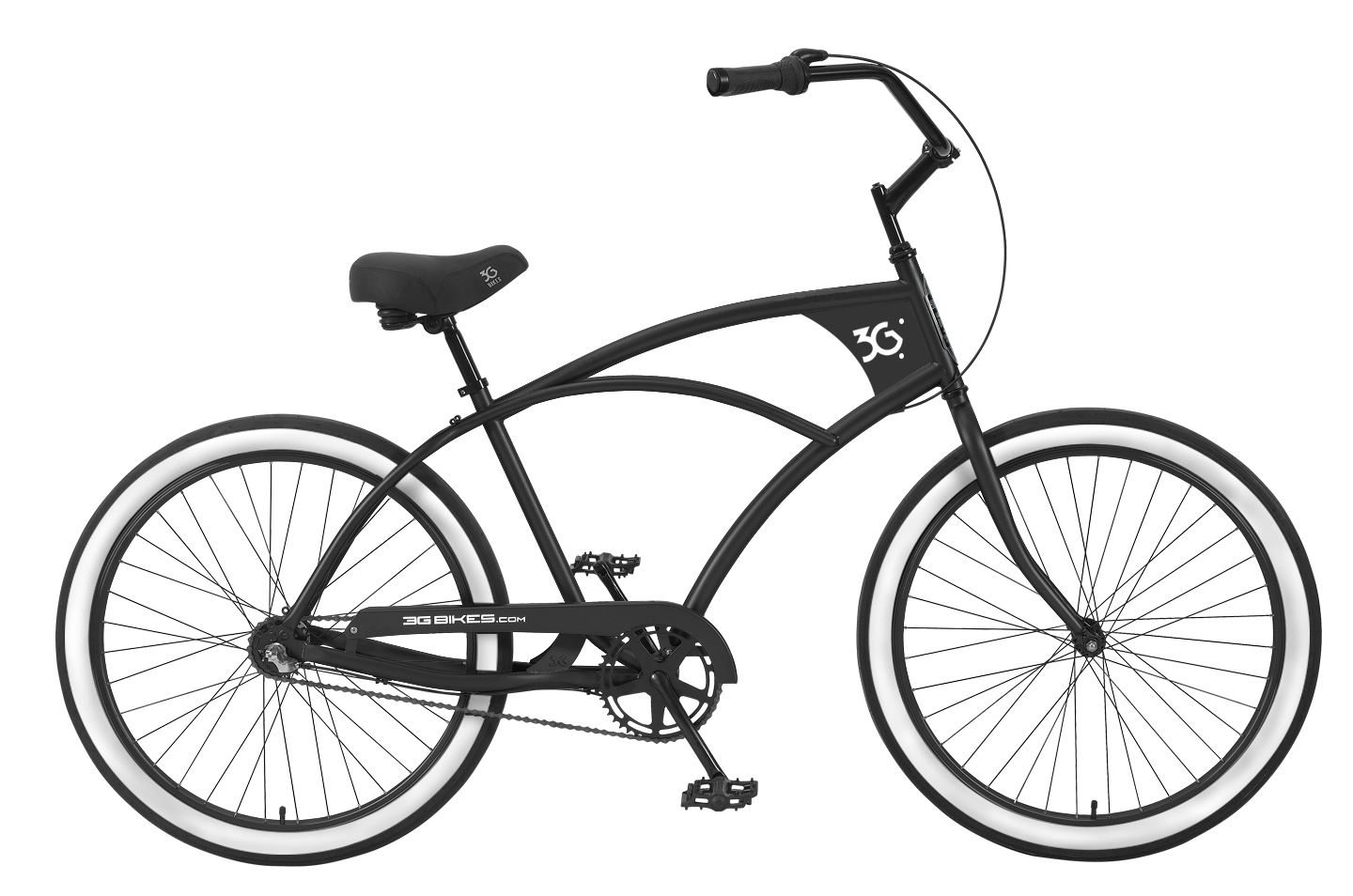 1440x954 3g Bikes Mens Venice 3 Speed Beach Cruisers