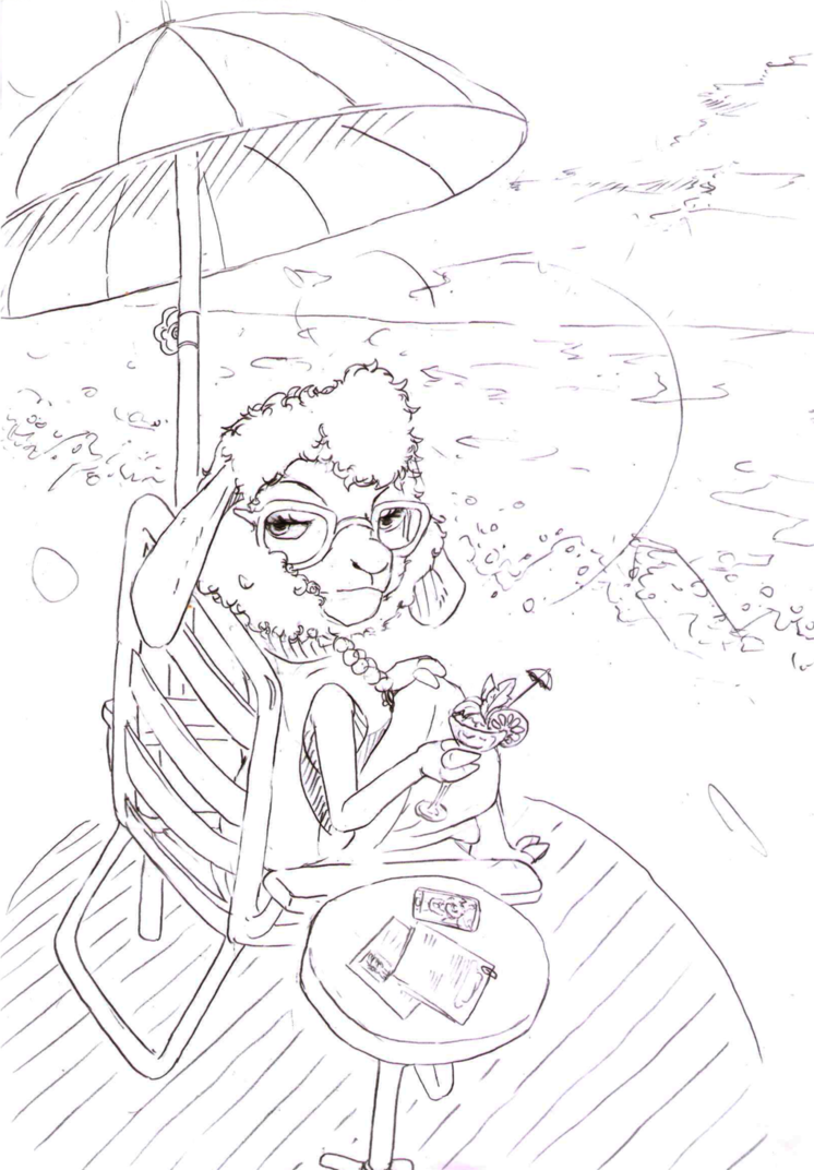 746x1072 Beach Drawings (Bellwether) By Thanku830309