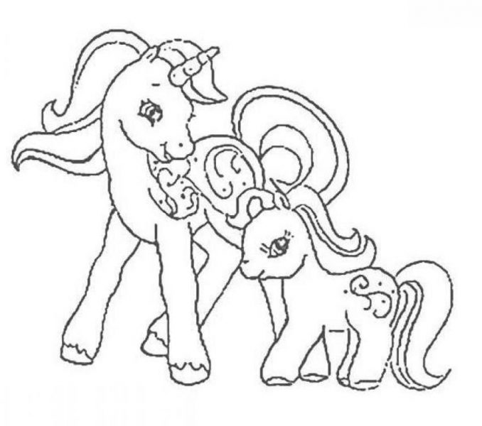 678x600 Baby Pony Coloring Pages Ba Pony Coloring Pages Coloring Beach