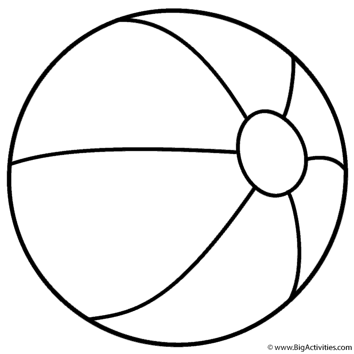 700x700 Beach Ball Outline Classbeachhotel