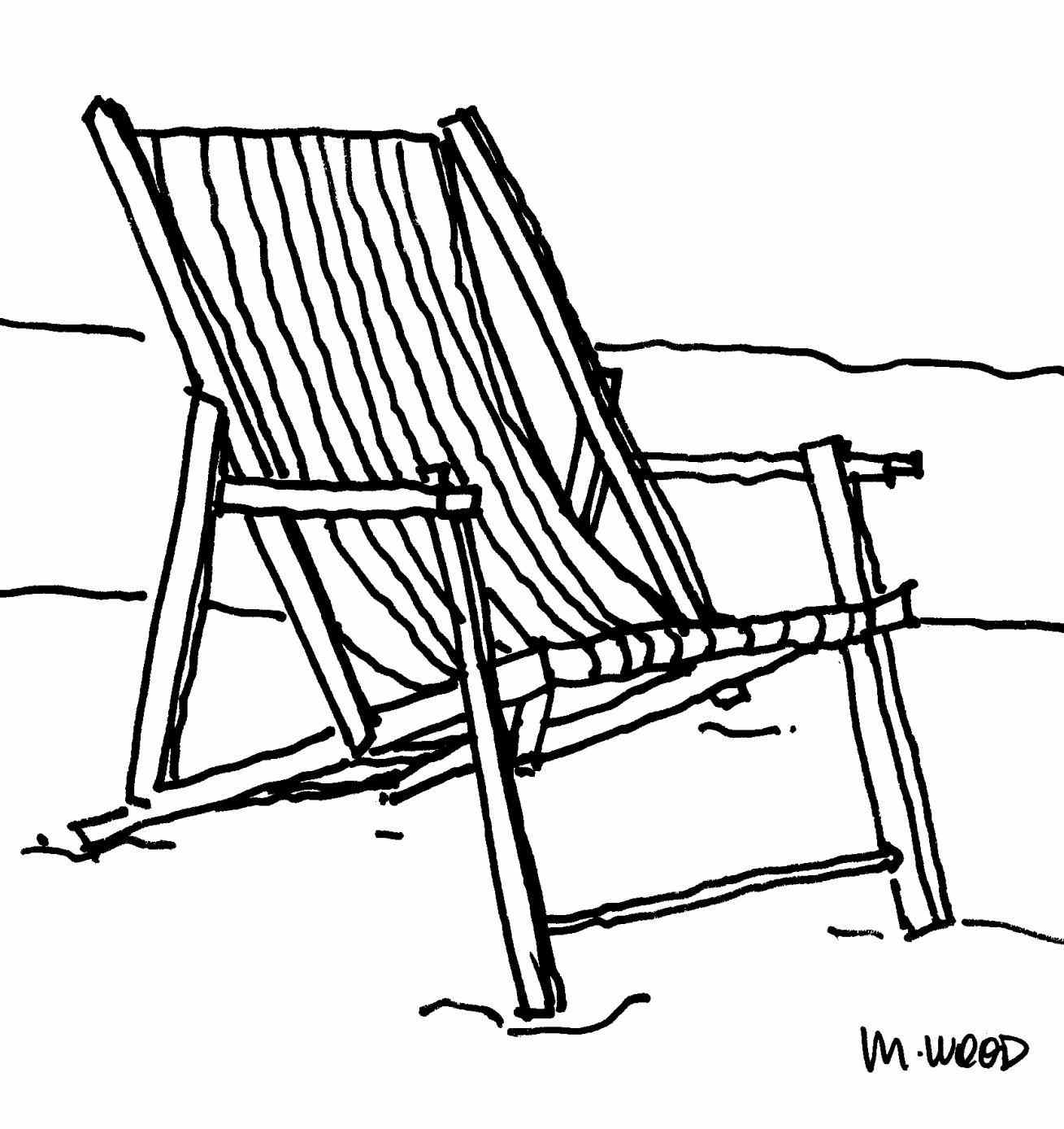 1309x1388 Beach Chair Drawing Scribbles Designs July Scribbles Beach Chairs
