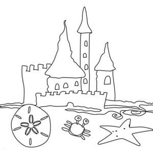 300x300 Simple Beach Drawing