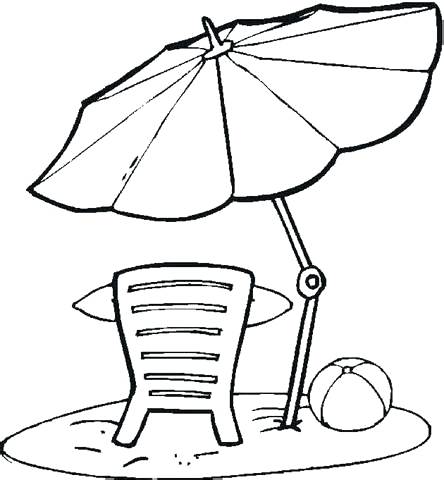 444x480 Remarkable Stunning Beach Umbrella Coloring Pages New Page