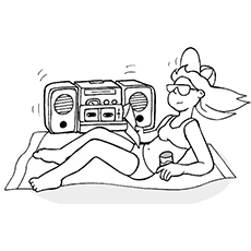 230x230 Beach Coloring Pages 20 Free Printable Sheets To Color