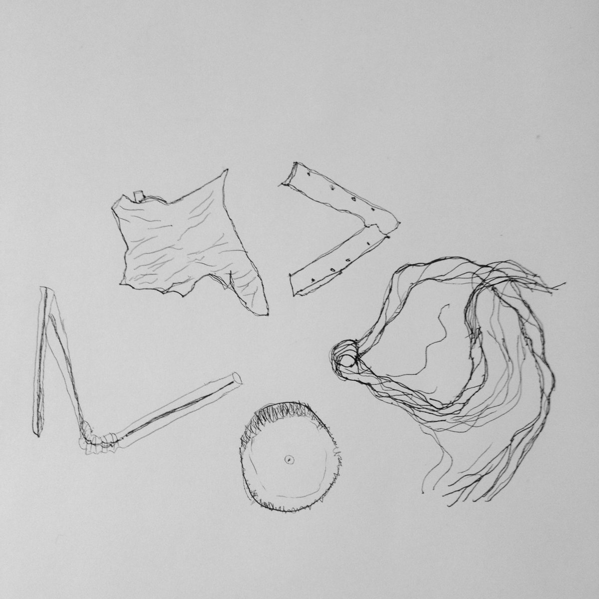 1200x1200 Clare Thomas Twitter Drawings Of Plastic Debris Found