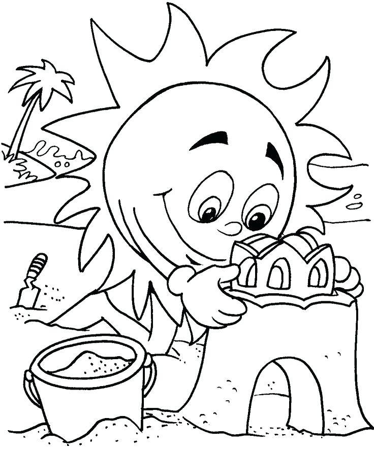 736x889 Coloring Page Beach House The Best Pages Ideas On Summer For Kids