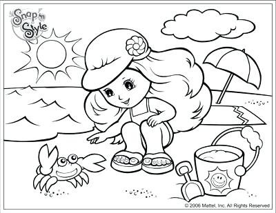 400x309 Coloring Pages Of The Beach Synthesis.site