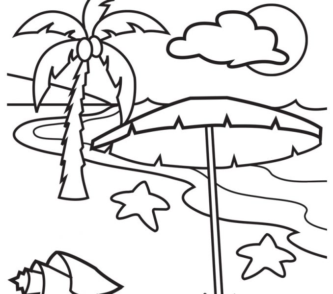 Beach Line Drawing at GetDrawings | Free download