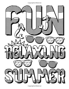 236x305 Beach Party Coloring Book 24 Page Coloring Book