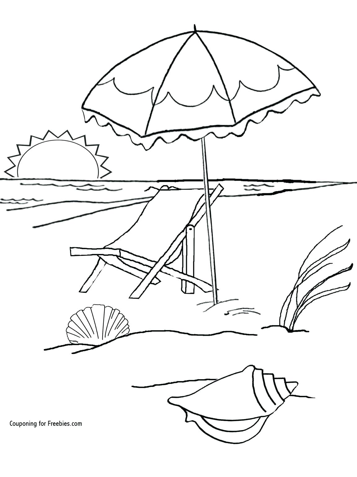 1152x1536 Coloring Beach Scene Coloring Page Kid Kids Drawing And Pages