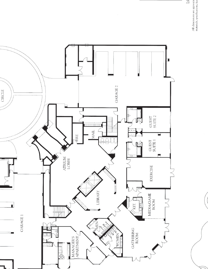 728x942 Lobby Floor Plan In Bay Shore Place