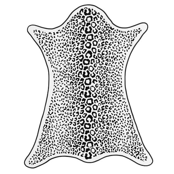 558x558 The Emily Amp Meritt Shaped Leopard Beach Towel Pbteen