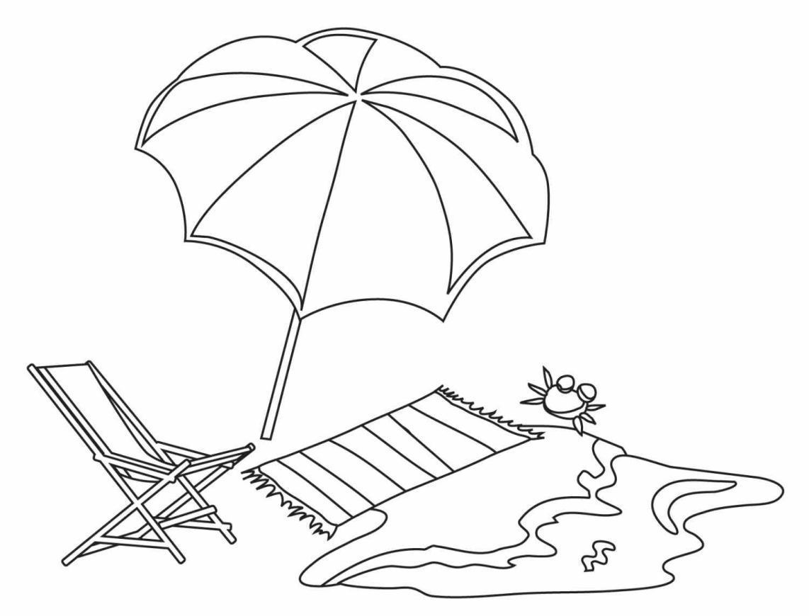 1142x870 Printable Picture Of Beach Umbrella