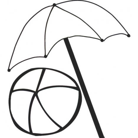 468x468 Beach Umbrella Coloring Page Free Download Clip Art Free Clip