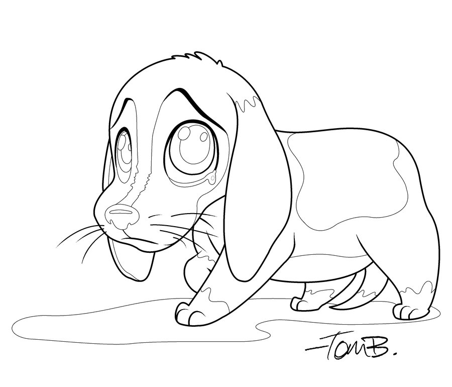 900x770 Sad Beagle Coloring Page By Kilowatts62