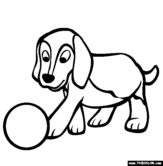 554x565 Picture For Coloring Preschool Sweet Draw Beagle