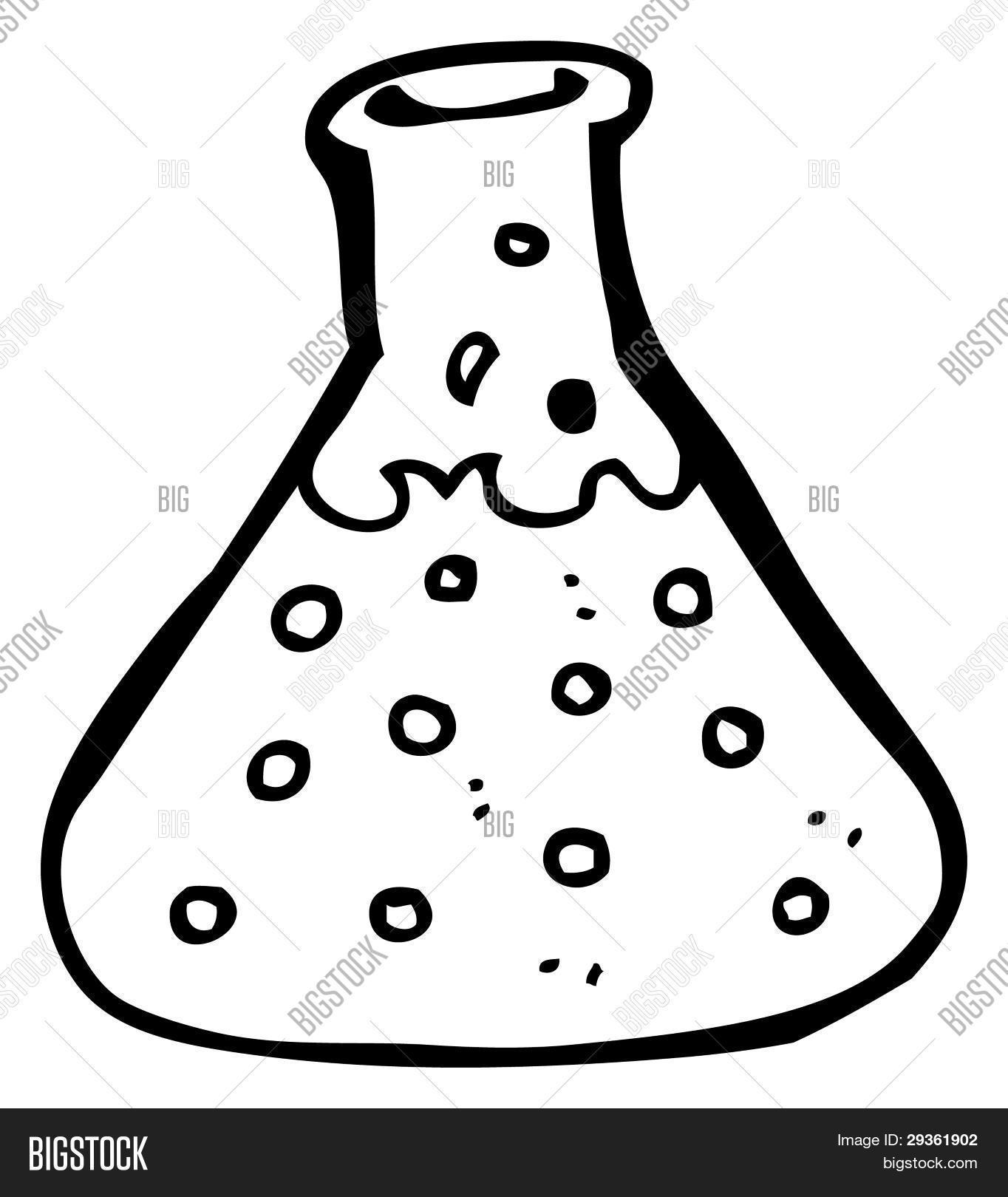 1364x1620 Science Beaker Cartoon (Raster Image Amp Photo Bigstock