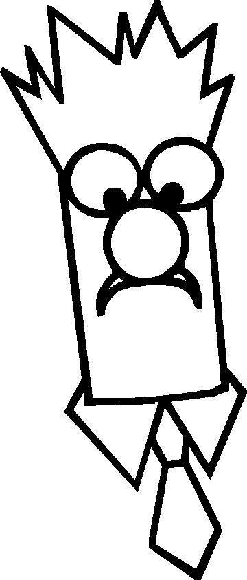 360x844 Beaker Decal Sticker