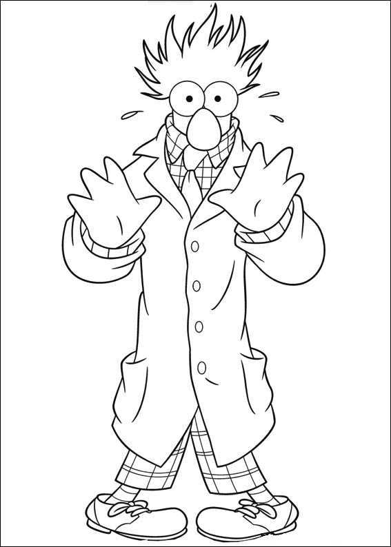 567x794 Muppet Coloring Pages Coloring Page For Kids