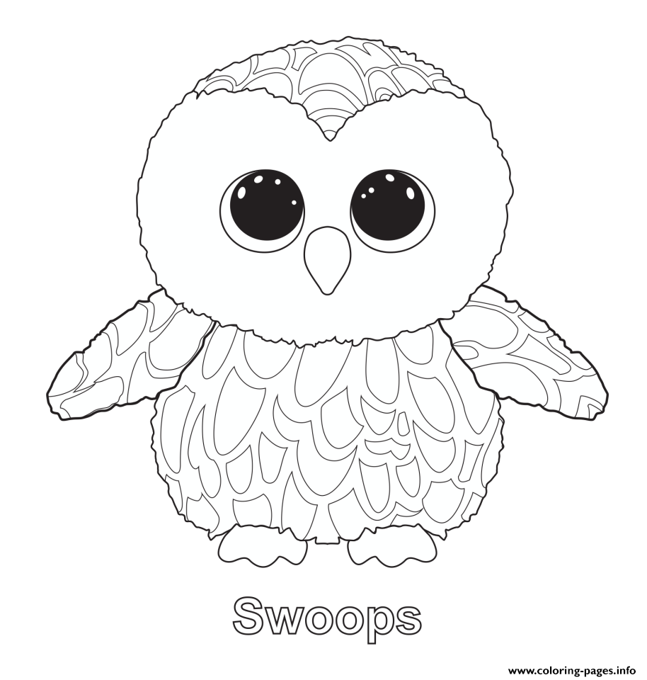 914x960 Print Swoops 2 Beanie Boo Coloring Pages Print