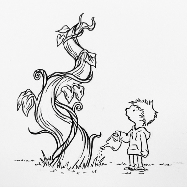 600x601 82 Zach And The Beanstalk By Thedoodledare