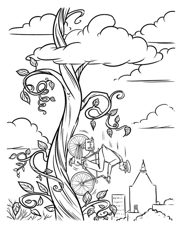 596x752 Laura Trinder Illustration Beanstalk