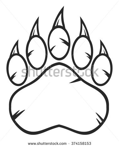 380x470 Realistic Bear Claw Drawings 27 For Your Animations With Bear Claw